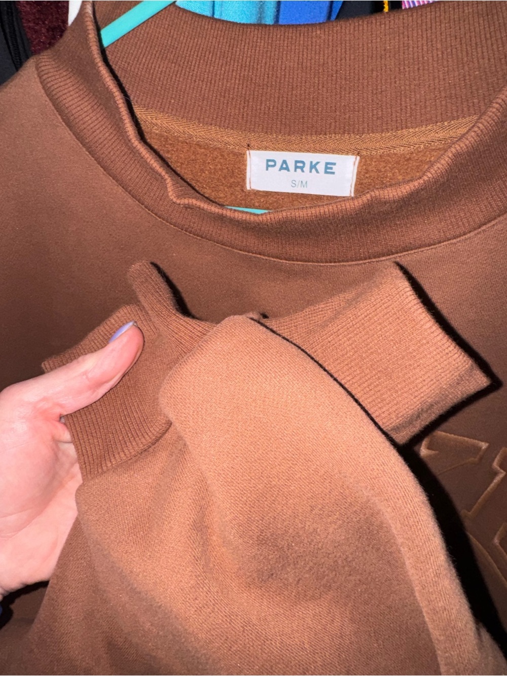 PARKE Monochrome Varsity Mockneck - Picture 5 of 5